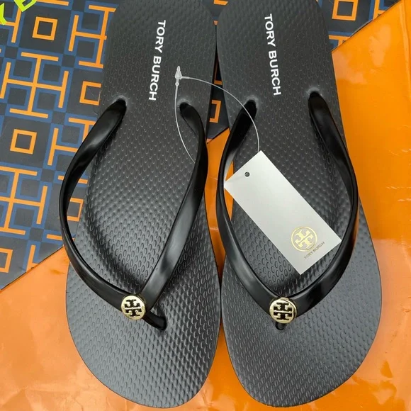Tory Burch Shoes Lot Of Tory Burch Nwt Solid Thin Flip Flops